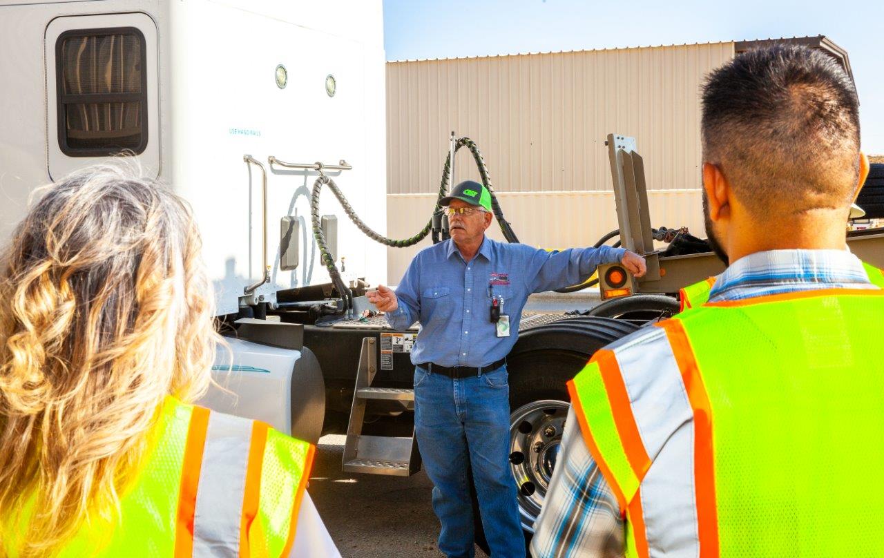 Greg Grimm discusses the trucks used by CAST Specialty Transportation